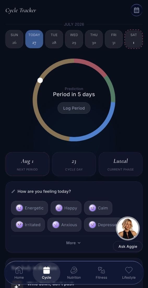 Bestie cycle tracker